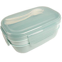 Ланч-бокс потрійний Supretto з приборами