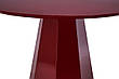 Стіл круглий поліуретановий МДФ TМ-200 Vetro, колір винний, фото 7
