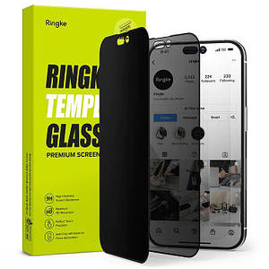 Захисне скло Fusion Full Cover Privacy Tempered Glass до iPhone 14 Pro (G4as090)