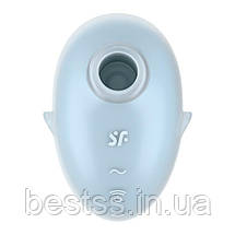Кліторальний вібростимулятор з повітряними імпульсами Satisfyer Cutie Ghost Light Blue, фото 5