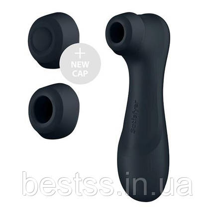 Кліторальний вібростимулятор з повітряними імпульсами та управлінням через додаток Satisfyer Pro 2 Generation 3 Black, фото 2