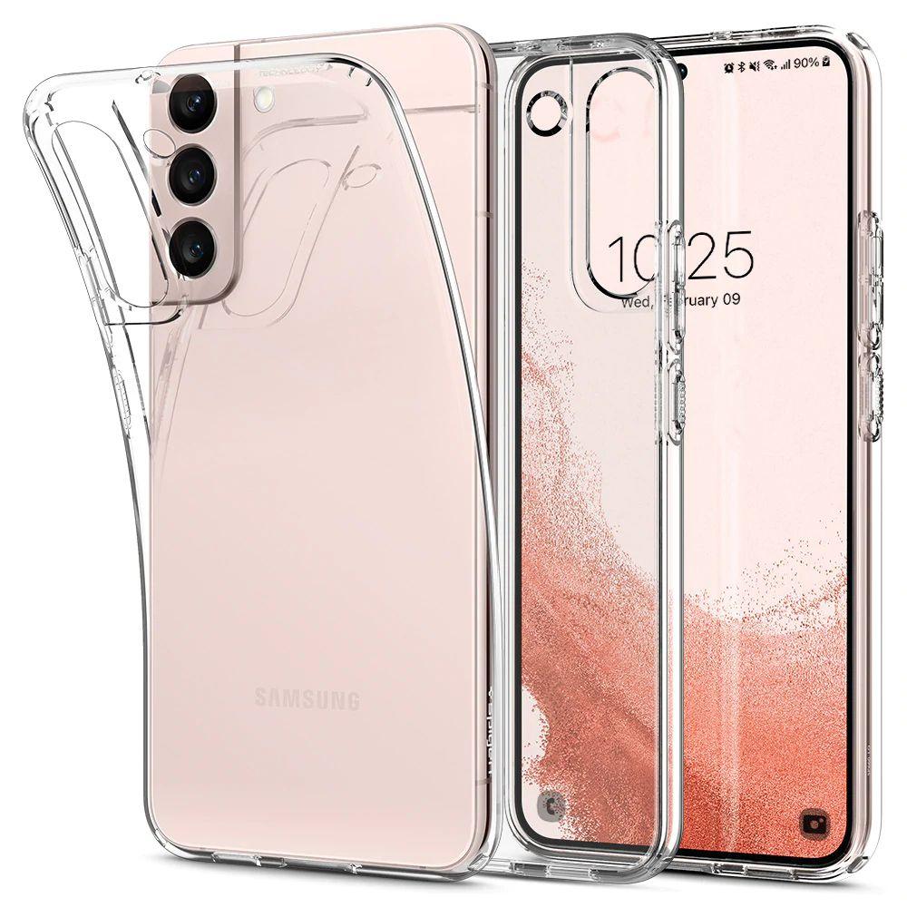 Чохол Spigen Liquid Crystal до Samsung Galaxy S22 Crystal Clear (ACS03984), фото 1
