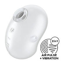 Кліторальний вібростимулятор з повітряними імпульсами Satisfyer Cutie Ghost White