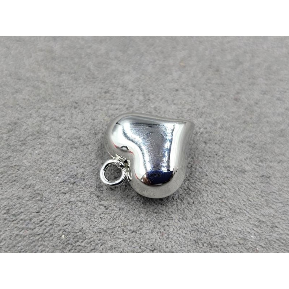 Підвіска 15 мм колір Сталь гіпоалергенний сплав