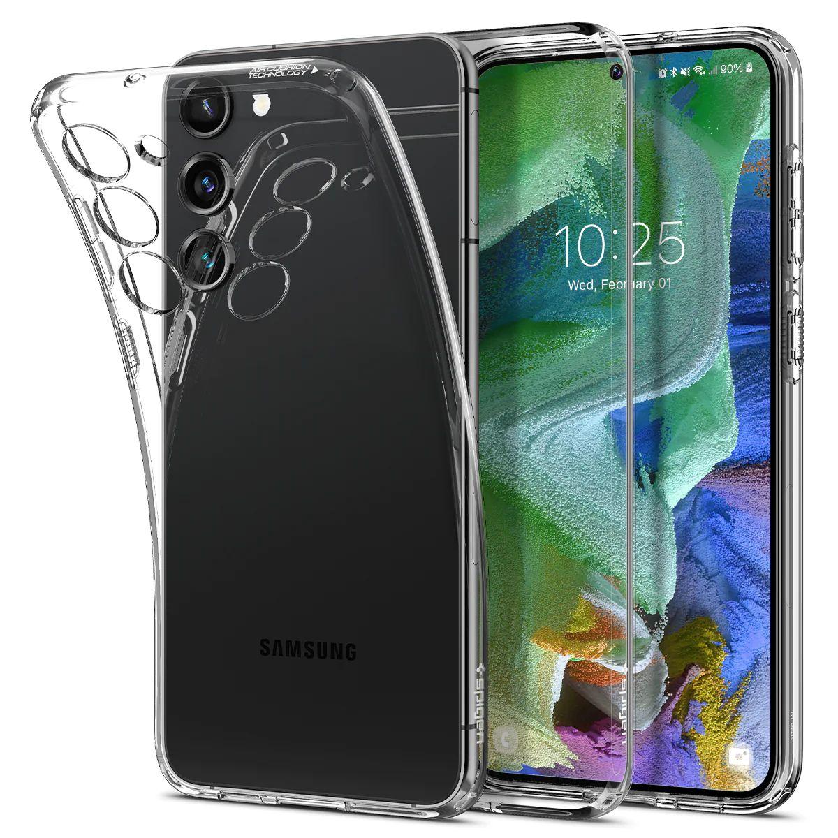 Чохол Spigen Liquid Crystal до Samsung Galaxy S23+ Plus Crystal Clear (ACS05662)
