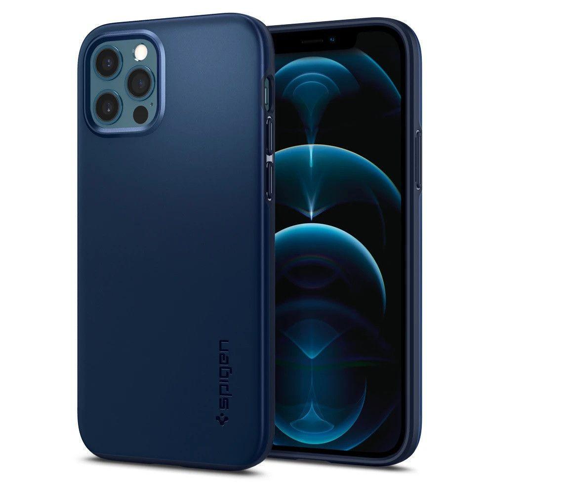 Чохол Spigen Thin Fit для iPhone 12 / 12 Pro Navy Blue (ACS02296)