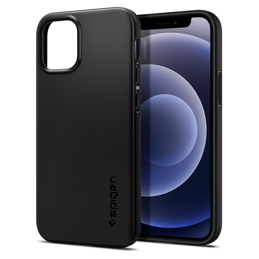 Чохол Spigen Thin Fit для iPhone 12 Mini Black (ACS01739)