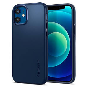 Чохол Spigen Thin Fit для iPhone 12 Mini Navy Blue (ACS02299)