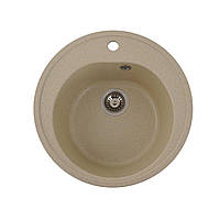 Гранитная мойка для кухни VALESO LUNA 510 матовая Песок