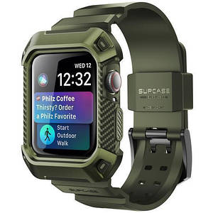 Чохол з ремінцем Supcase Unicorn Beetle Pro для Apple Watch 4/5 40mm Dark Green (843439109933)