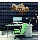 Дерев`янний настінний годинник "Козак", фото 7