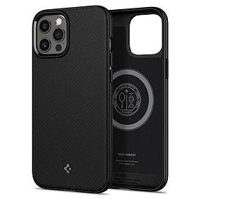 Чохол Spigen Mag Armor для iPhone 12 Pro Max Matte Black (ACS01864)