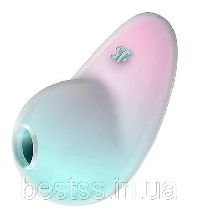 Кліторальний вібростимулятор з повітряними імпульсами Satisfyer Pixie Dust Mint-Pink, фото 1