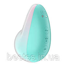 Кліторальний вібростимулятор з повітряними імпульсами Satisfyer Pixie Dust Mint-Pink, фото 5