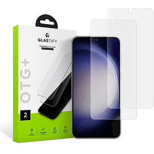 Захисне скло Glastify OTG+ 2-pack до Samsung Galaxy S23 Clear