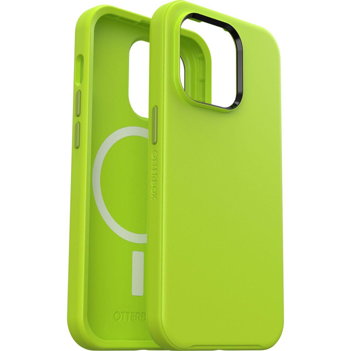 Чохол OtterBox Symmetry+ MagSafe до iPhone 14 Pro Max Lime (77-89083), фото 1