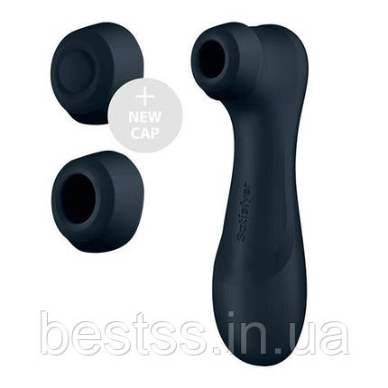 Кліторальний вібростимулятор з повітряними імпульсами Satisfyer Pro 2 Generation 3 Black, фото 2