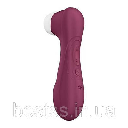 Кліторальний вібростимулятор з повітряними імпульсами Satisfyer Pro 2 Generation 3 Red, фото 3
