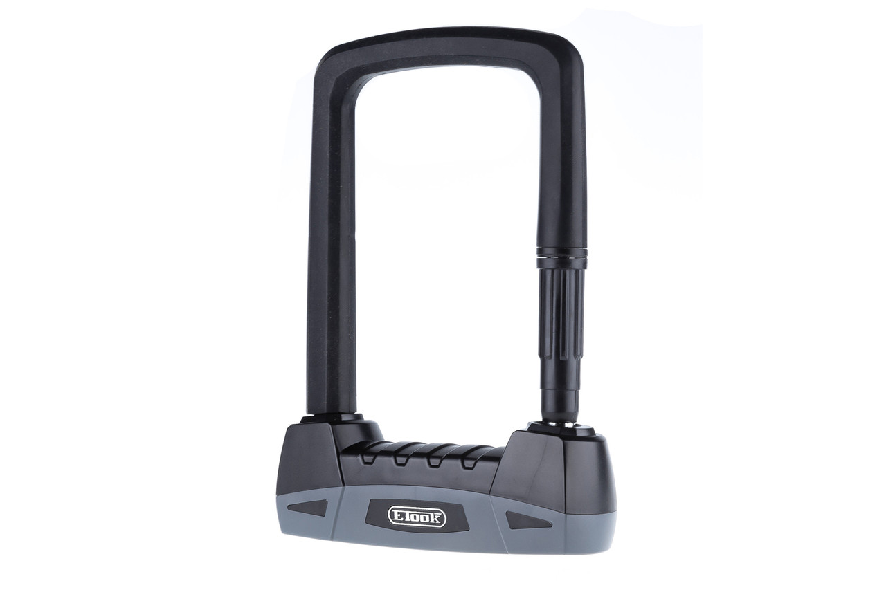 Замок на велосипед велозамок U-Lock ETOOK ET500S скоба 13x108x160 мм чорний, фото 1