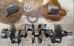 Вал колінчастий Д 245 7, 9 Євро2 (7 відв.) без шліців під 2 шпону (колін.) ГАЗ ПАЗ МАЗ ЗІЛ із вкладками