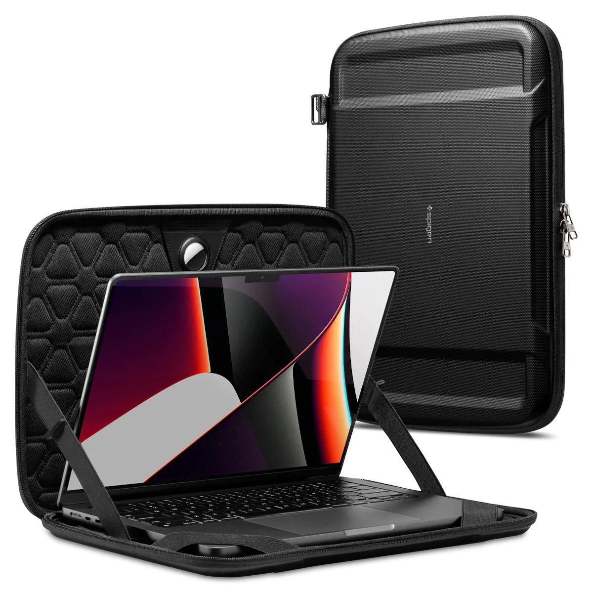 Сумка Spigen Rugged Armor Pro Pouch до MacBook Pro 14'' (2021) Black (AFA04270)