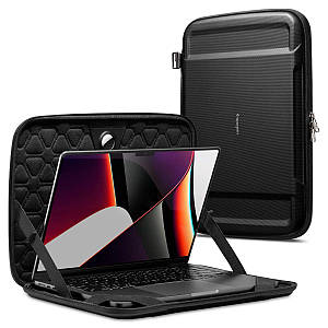Сумка Spigen Rugged Armor Pro Pouch до ноутбука 16'' Black (AFA04271)