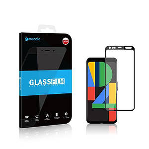 Захисне скло Mocolo 3D Full Cover Case Friendly Tempered Glass Full Glue для Google Pixel 4 Black