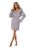 Жіночий халат L&L SZLAFROK DOTS 2405, фото 3