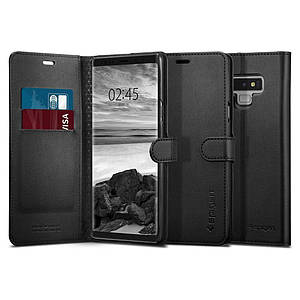 Чехол-книжка Spigen Wallet S для Samsung Galaxy Note 9 Black (599CS24579)