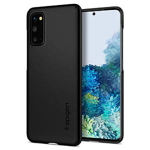 Чохол Spigen Thin Fit для Samsung Galaxy S20 Black (ACS00788)