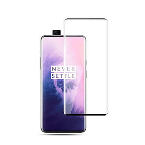 Захисне скло Mocolo 3D Full Cover Curved Tempered Glass Side Glue для OnePlus 7 Pro Black