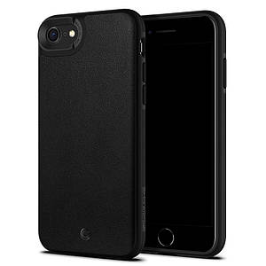Чохол Spigen Ciel Leather Brick для iPhone 8/7/SE(2020) Black (ACS00962)