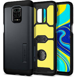 Чохол Spigen Tough Armor для Xiaomi Redmi Note 9S / 9 Pro / 9 Pro Max Metal Slate (ACS01281)
