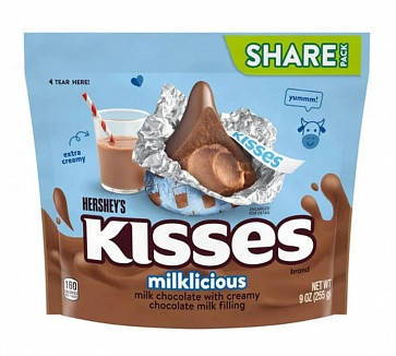 Hershey's Kisses Milklicious Share Pack 255g, фото 1