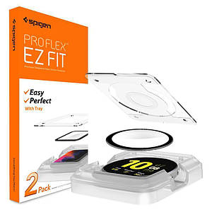 Гібридне скло Spigen Pro Flex "EZ Fit" (2шт.) для Galaxy Watch Active 2 44mm (AFL01222)