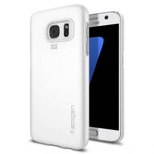 Чохол Spigen Thin Fit для Samsung Galaxy S7 Shimmery White (555CS20004)