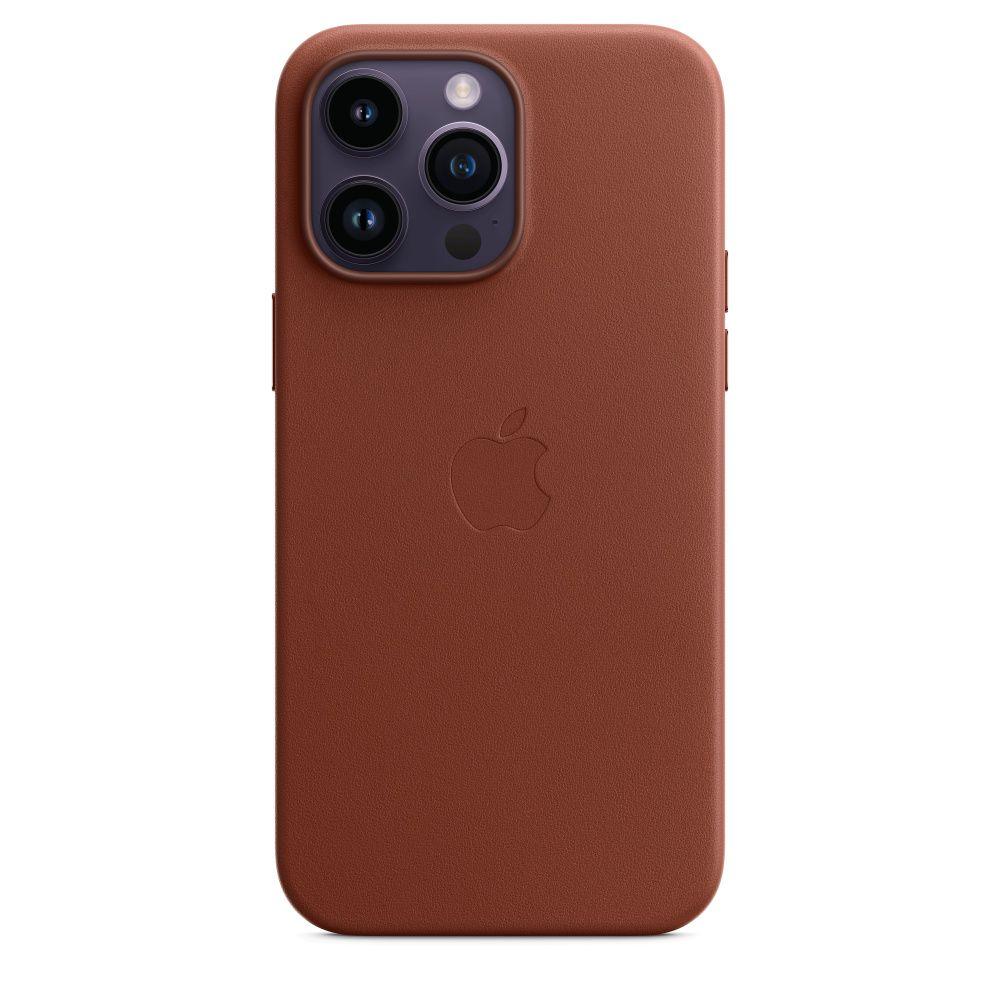 Чохол Apple Leather Case with MagSafe до iPhone 14 Pro Max Umber (MPPQ3ZM/A)