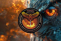 Прапор Воєнної Розвідки України New вода і полумʼя