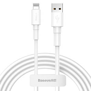 Дата-кабель Baseus Mini White Lightning 1m White (CALSW-02)