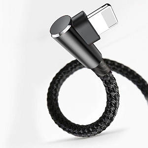 Дата-кабель Baseus MVP 3-in-1 USB - MicroUSB +Lightning+Type-C 1.2m Black (CAMLT-WZ01)