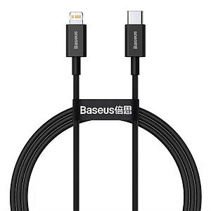Дата-кабель Baseus Superior Series Fast Charging PD 20W Type-C to Lightning 1m Black (CATLYS-A01)