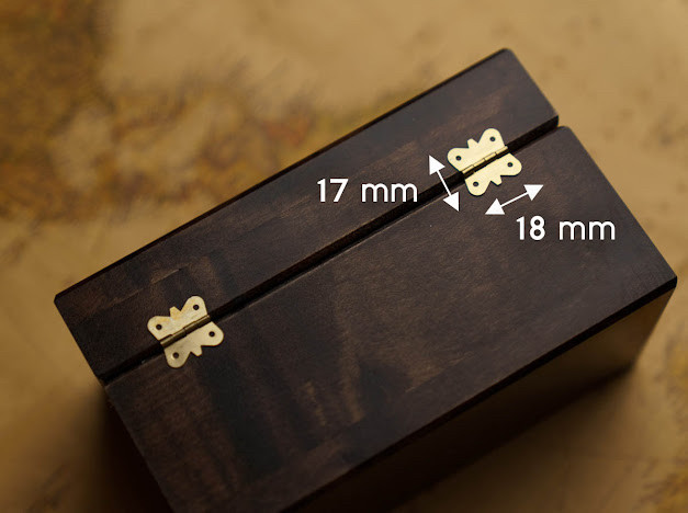 Петля-метелик. 17х18мм, фото 1