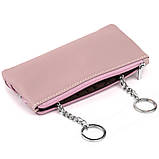 Ключниця-гаманець з кишенькою унісекс ST Leather 19350 Лілова 15,5х7х0,5 см, фото 2