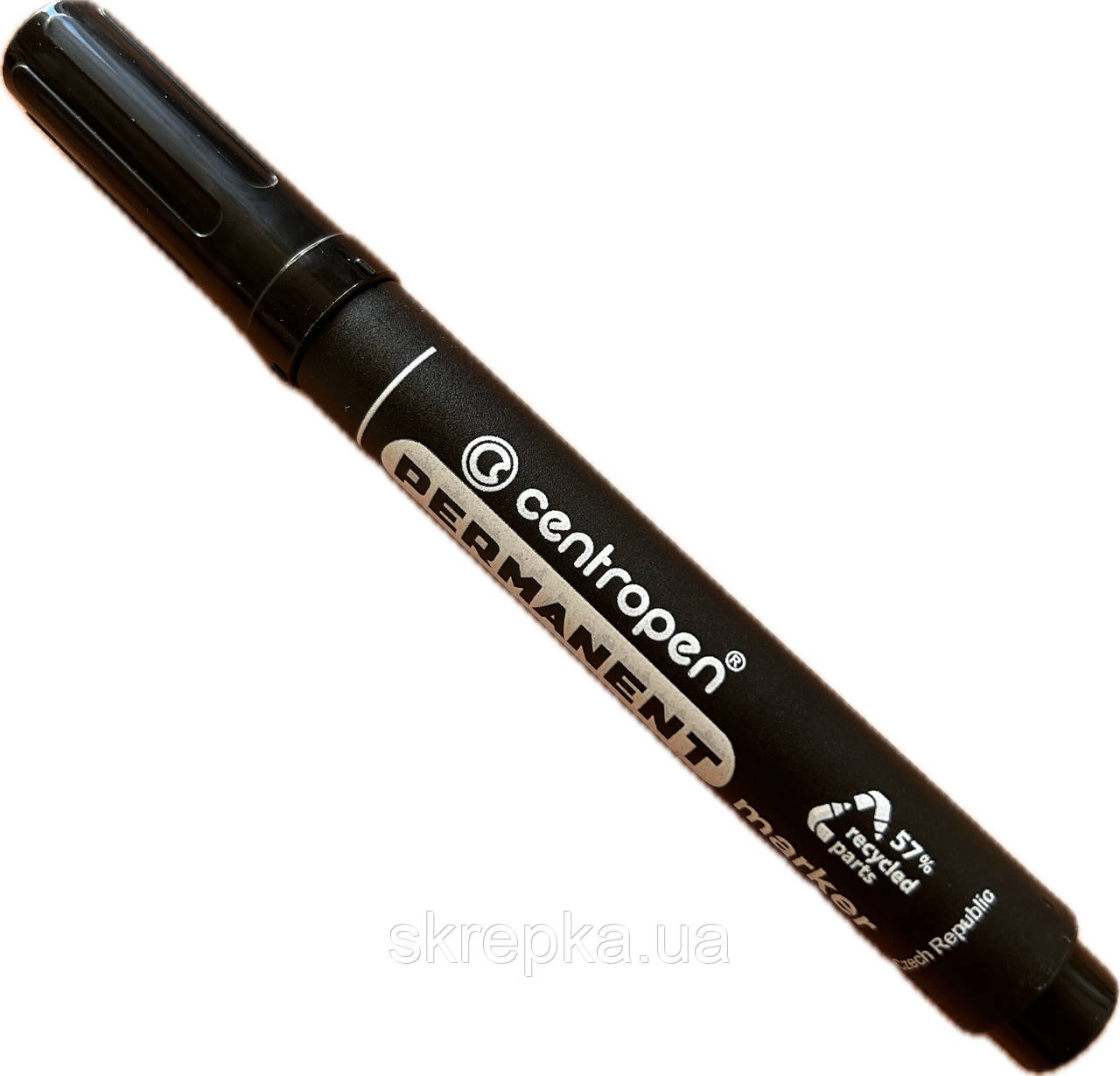 Маркер перманентний Centropen 2,5мм. чорний 8566