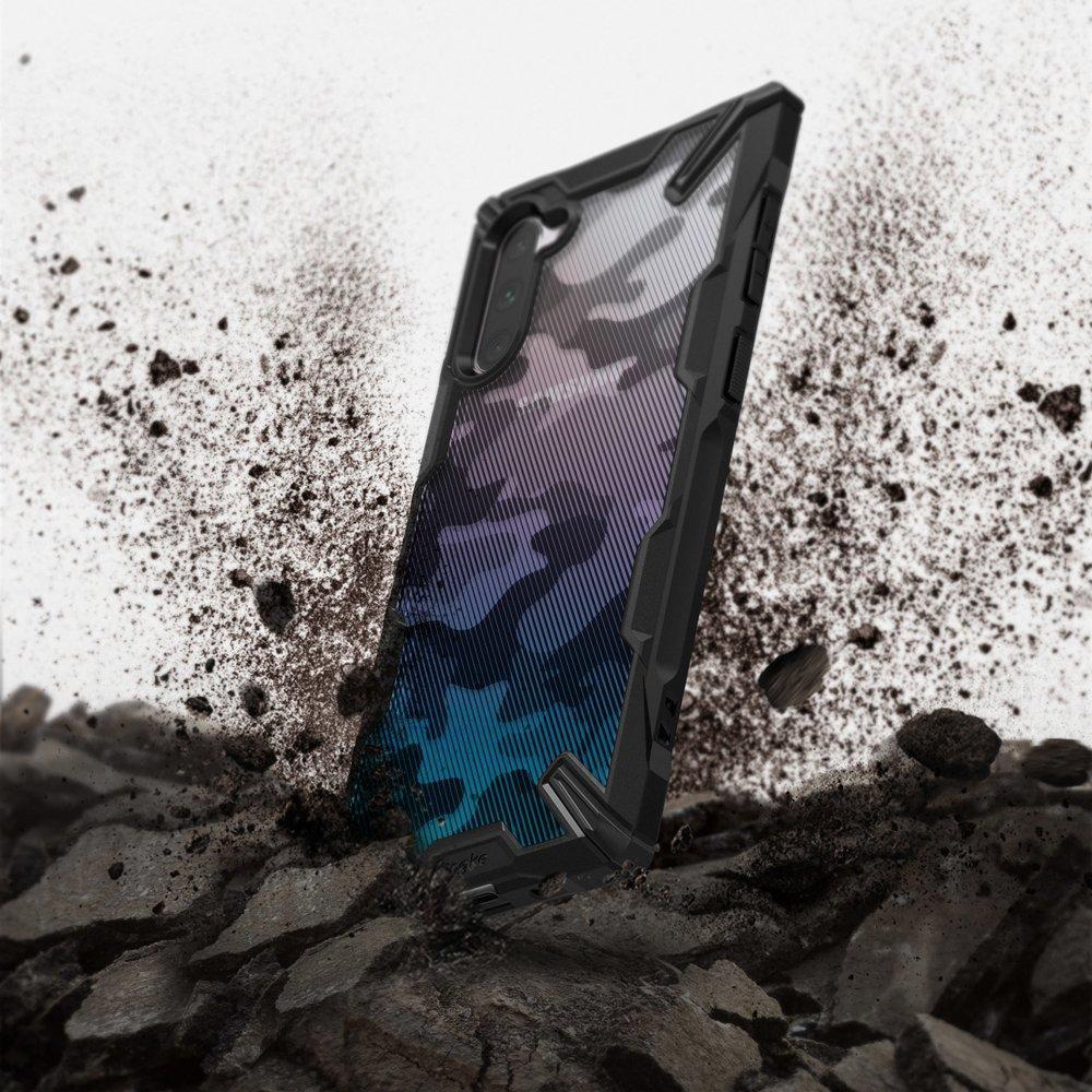 Чохол Ringke Fusion X Design для Samsung Galaxy Note 10 / 10 5G Camo Black (XDSG0019)