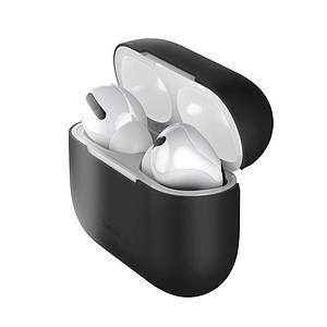 Чохол Baseus Super Thin Silica Gel для Apple AirPods Pro Black (WIAPPOD-ABZ01)