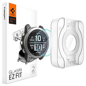 Захисне скло Spigen Glas.TR "EZ Fit" (2шт.) до Garmin Fenix 7 / 7 Solar  (AGL04632)