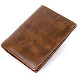 Портмоне Vintage 20432 Коричневе 9,7х11,7х2, фото 2