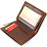 Портмоне Vintage 20432 Коричневе 9,7х11,7х2, фото 3