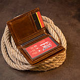 Портмоне Vintage 20432 Коричневе 9,7х11,7х2, фото 7
